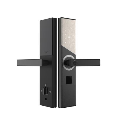 qualidade  40-100mm Intelligent Automatic 4 Alkaline Battery Card Key Password Fingerprint Lock fábrica