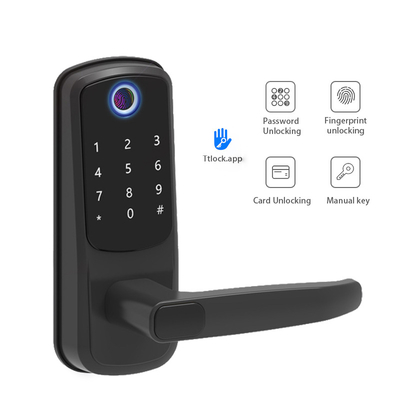 TTLOCK TTLock Biometric Keyless Fingerprint Deadbolt Digital Smartphone Wifi Smart Door Lock